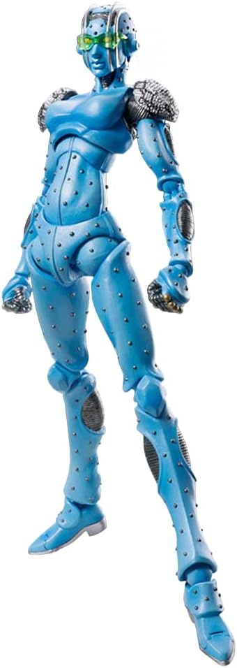 Stone Free Action Figure Movable Anime Figures 5.9" JJBA Super Action Statue Cujoh Jolyne Figurine Models Desktop Decoration Collections