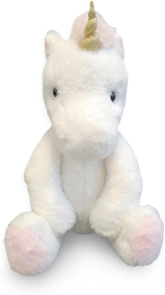 World's Softest Plush Unity Unicorn, Off White, Lushee, Large, 16" Stuffed Animal for Baby, Toddler, Kids, Adults - Soft, Huggable Unicorn- Adorable Toy Made from Kid-Friendly, Quality Materials