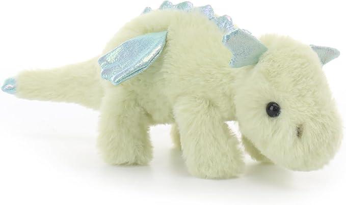 Apricot Lamb Matcha Lying Dragon Stuffed Animals for Kids, Soft Cute Plush Toys for Baby Girl and Boy, 11 Inches