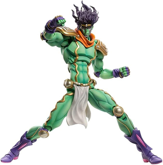 JJBA Figure Star Platinum Super Action Statue 9.84" Movable Anime Figurine Star Platinum Action Figure Desktop Decoration Collectibles Gift