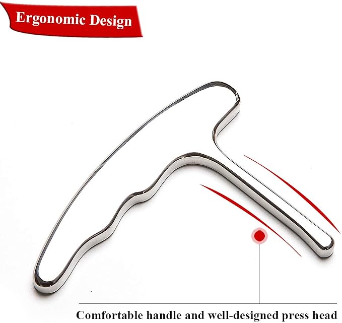 Stainless Steel Trigger Point Massage Tool-Deep Tissue Massage- Reflexology Acupressure Massage Tools for Myofascial Release Relief Pain