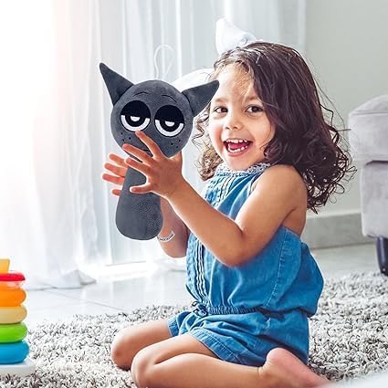 Sprunky Plush Toys Sprunky Wenda and Gray Plushies Sprunky Plushes Soft and Funs Stuffed Toys Dolls for Fans and Friends Birthday for Girls Boys (Grey)