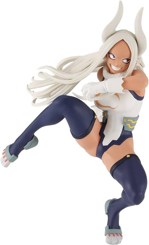 Midoriya Izuku Figure,Mirko MHA Action Figure Fighting Pose Hero Cartoon Character Statue MHA Anime Figurine Collectibles