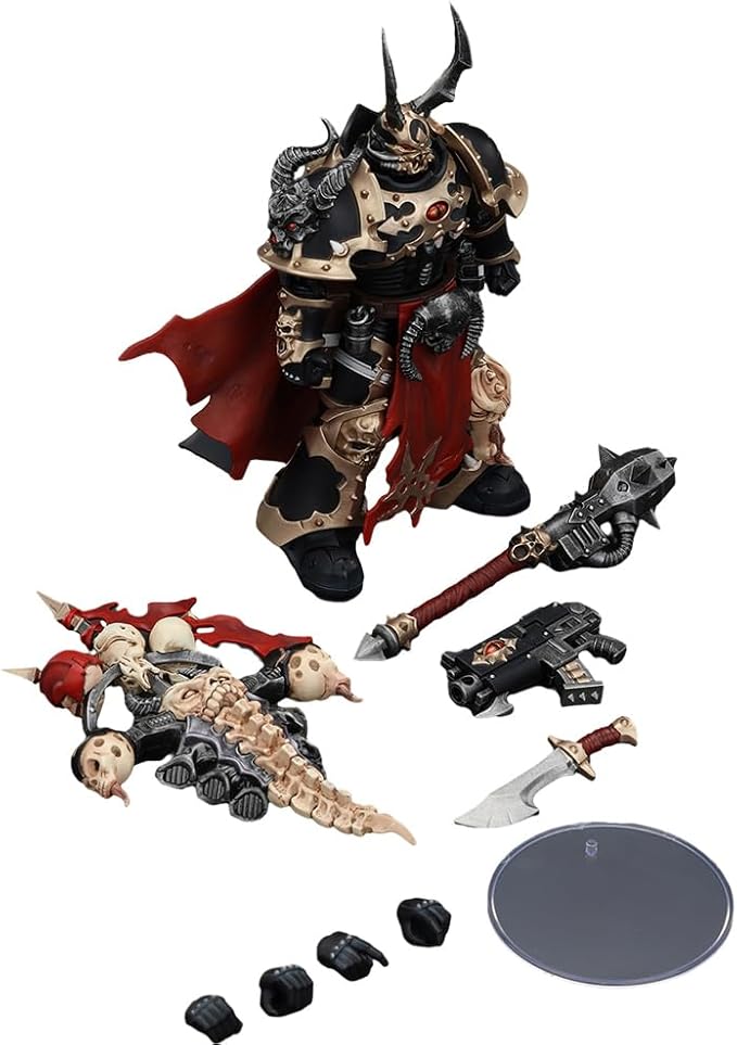 JOYTOY Warhammer The Horus Heresy 1:18 Action Figure Chaos Space Marines Black Legion Chosen 5PCS Collection Model Birthday Gifts