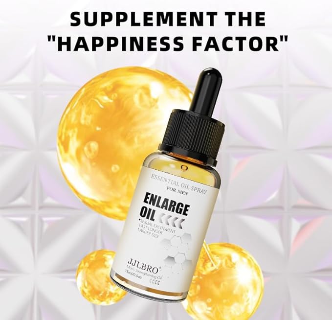 Male Enhancement Oil, Man Big Size Re-Vitalize Cream for Private Part, Extra Strength Massage Oil– Get Bigger Thicker and Stronger
