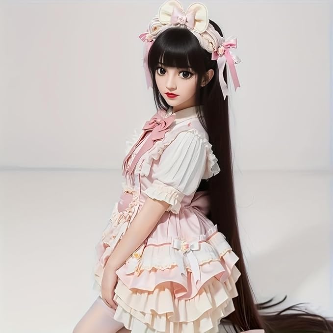 80cm Lifelike Female Doll, Seamless TPE Body with Poseable Steel Skeleton, Realistic Art Model for Cosplay, Photography & Display