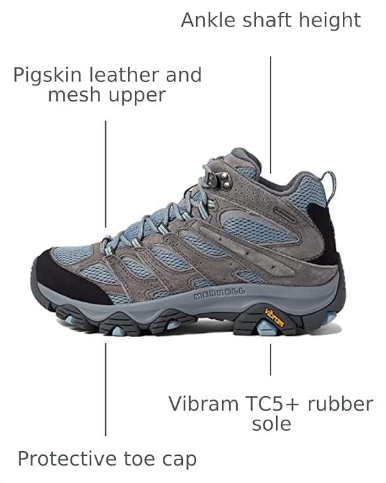 Merrell Women's Moab 3 Mid Waterproof Hiking Boots