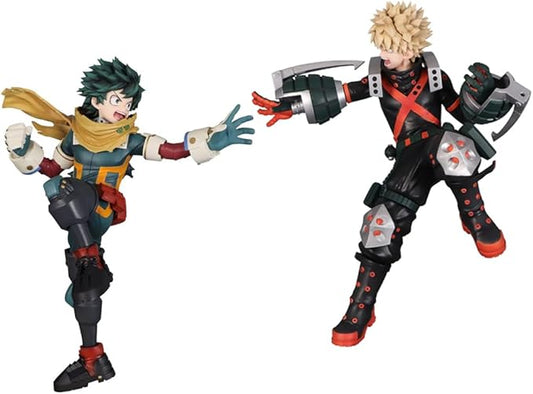 Midoriya Izuku Figure,MHA Action Figure Midoriya Izuku Fighting Pose Hero Cartoon Character Statue MHA Anime Figurine Collectibles