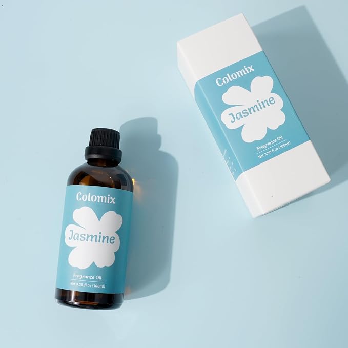 3.38 Fl.Oz Fragrance Oil, Premium Jasmine Oil for Soap Supplies, Candle Making and More DIY Projects, Essential Oils for Diffusers for Home, Soft Floral Scent Oils, Spring Aroma Oil Gifts