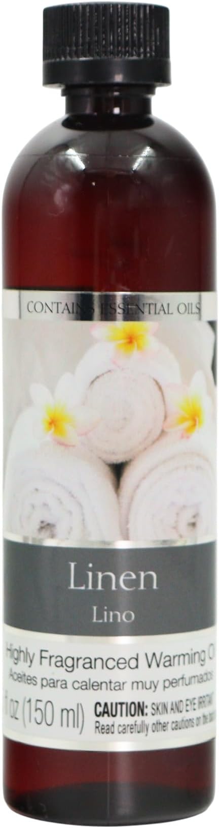 Hosley Set of 2 Linen Fragrance Warming Oils 5 Ounce Ideal Gift for Weddings Spa Reiki Meditation Bathroom Settings P1