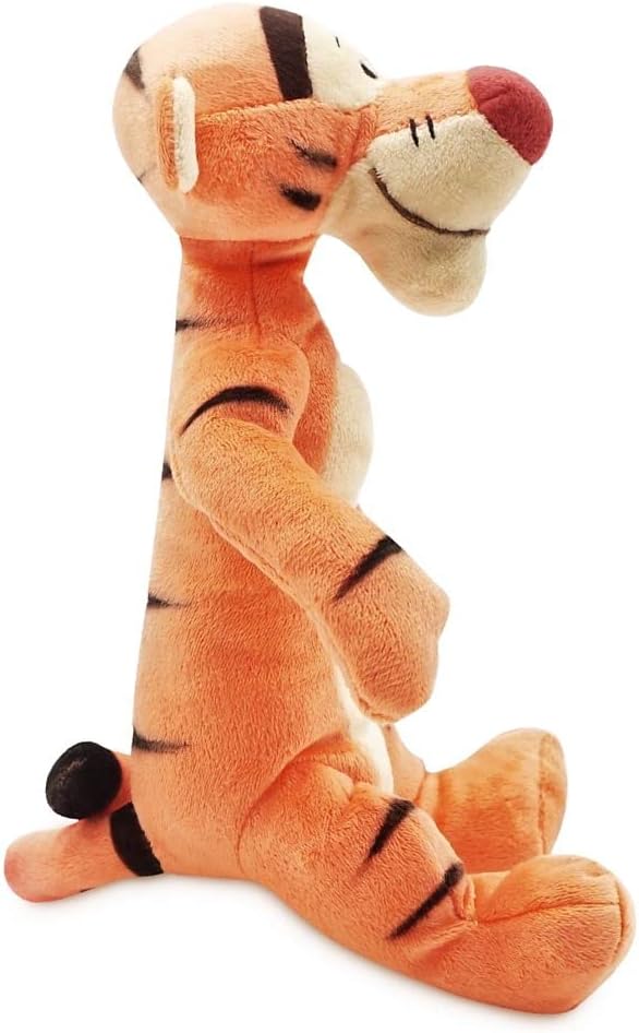DISNEY STORE Official Mini Bean Bag Plushies - Tigger - Cute Stuffed Animal with Detailed Sculpting, Embroidered Features, Bean Bag Bottom Plush Toys for Kids