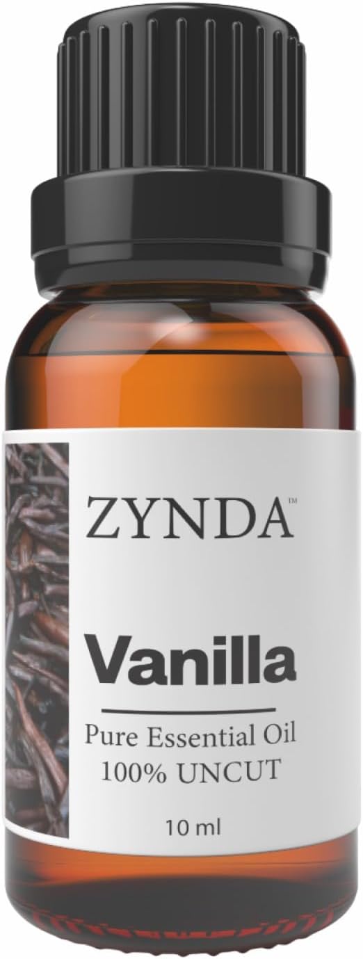 Vanilla Essential Oil for Skin Capturing Invigorating Botanicals - Luxurious 10ml Soothing Massage Vanilla Oil for Total Relaxation and Delight - Essential Oils Unveil Your Skin Natural Radiance