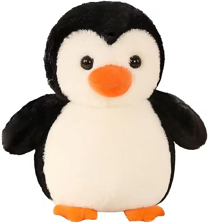 Penguin Stuffed Animal Cute Penguin Plush Doll Toy 8.5 inch for Girls Boys Christmas (Penguin)