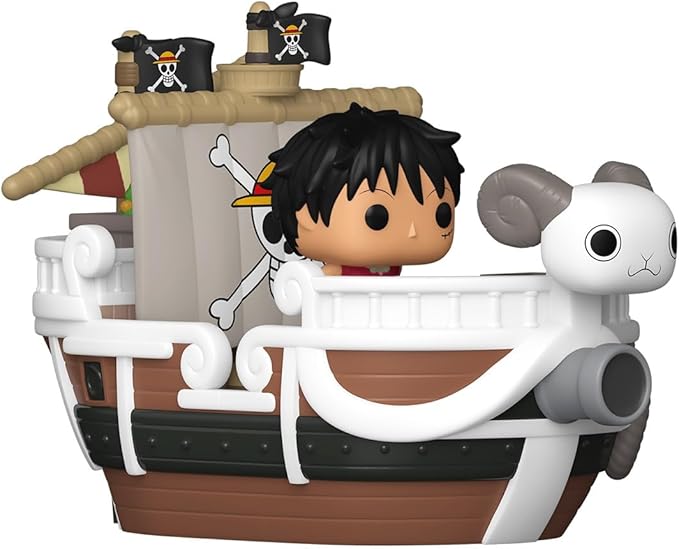 Funko Pop! Bitty Ride: One Piece - Going Merry with Monkey D. Luffy - 0.9 Inch and 1.3 Inch (2.3 and 3.3 Cm) - Anime Collectable - Official Merchandise - Gift Idea - Toys for Kids & Adults