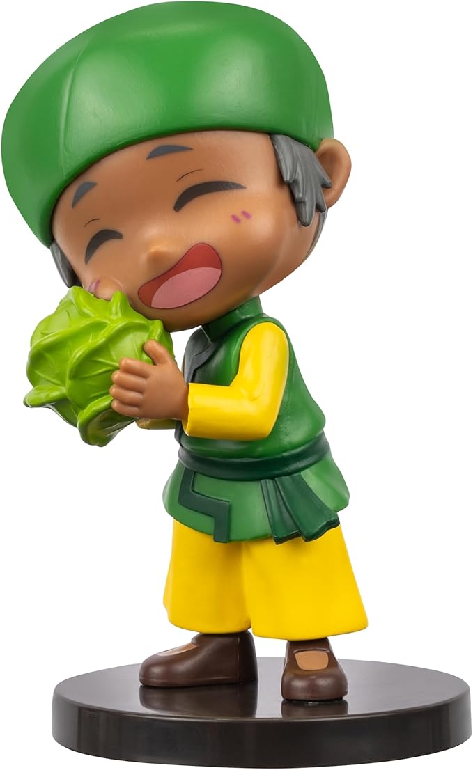 Jazwares Avatar: The Last Airbender CAI - 4-Inch Mini Figure in Kawaii Style in Dynamic Pose with Display Base