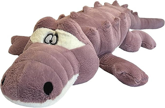 Hofun4U Alligator Plush Pillow, 38 inch Alligator Stuffed Animal, Home Decor Christmas Valentine’s Birthday Gift for Boys Girls Adults Kids (Purple)