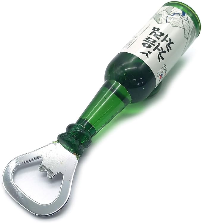 Creative Korea Soju Shape Bottle Opener Kitchen Accessories Fridge Magnets (F)