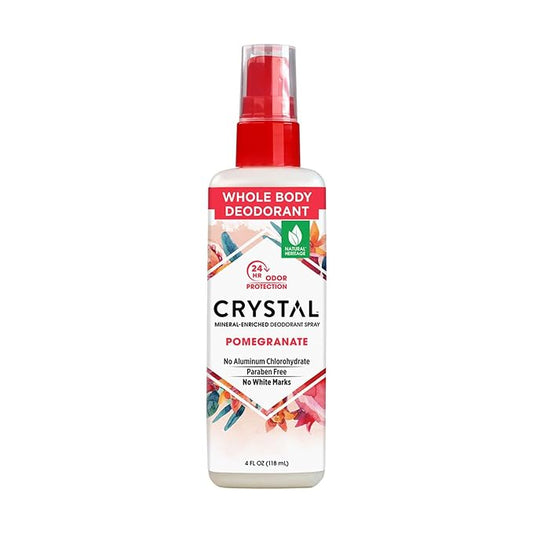Crystal Essence Deodorant Spray, Pomegranate, 4 oz