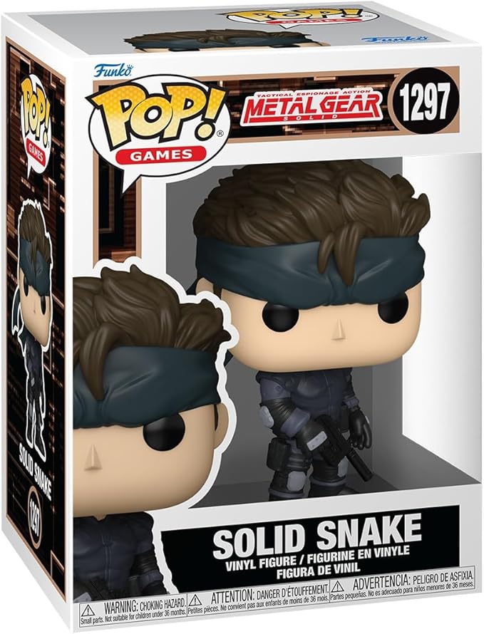 Funko Pop! Games: Metal Gear Solid - Solid Snake - Collectable Vinyl Figure - Gift Idea - Official Merchandise - Toys for Kids & Adults - Video Games Fans - Model Figure for Collectors