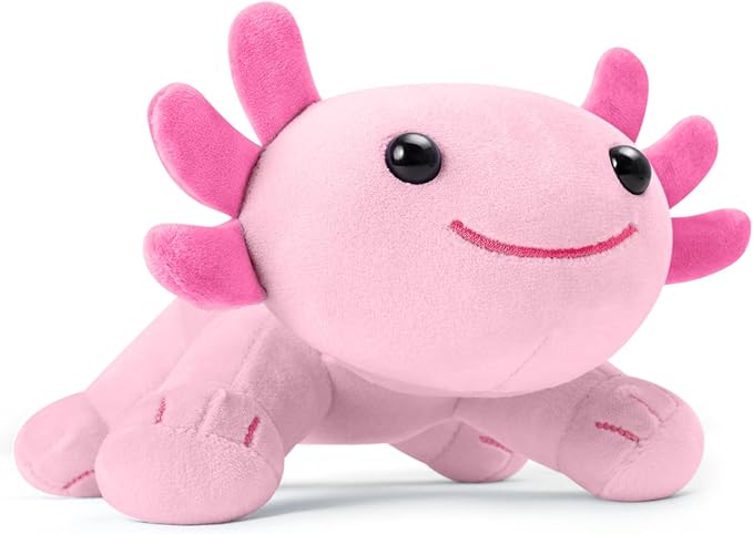 Axolotl Plush Toy,Soft Cute Axolotl Stuffed Animal Plushies,Axolotl Stuffed Animal Toy for Kids, Cute Plushies Axolotl Pillow Doll.Pink
