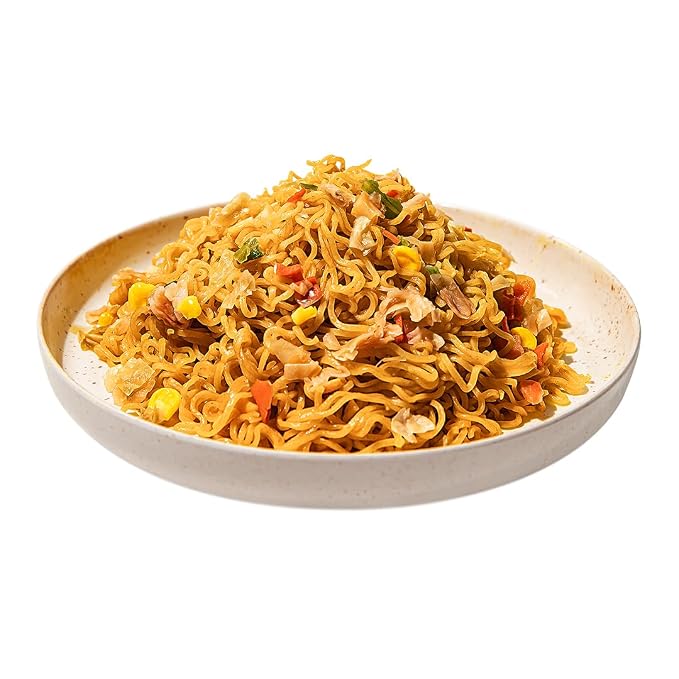 Maruchan Yakisoba, Chicken Flavor – Stir-Fried Japanese Instant Ramen Noodles, High Protein Microwavable Meal – 4 Oz. (8 Pack)