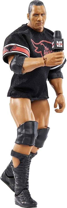 Mattel The Rock Top Picks Elite Collection Action Figure with Entrance Lantern, 6-inch Posable Collectible Gift for Fans Ages 8 Years Old & Up