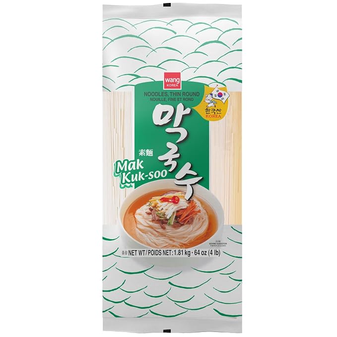 Wang Essential Korean Noodle for Pantry - Makguksu, Udon, Jjjajang, Memil Soba
