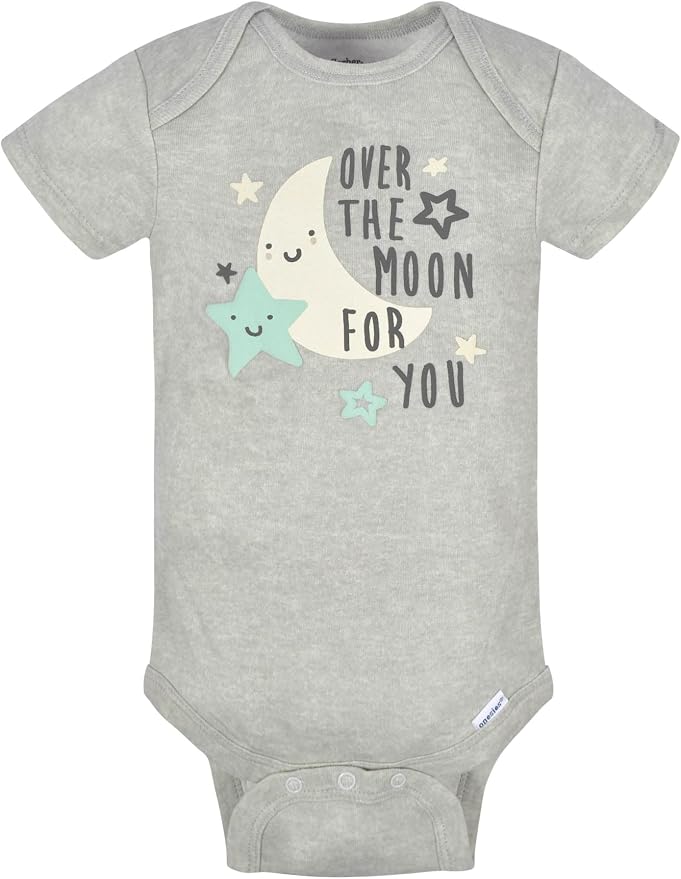 Gerber Unisex-Baby 8-pack Short Sleeve Onesies Bodysuits
