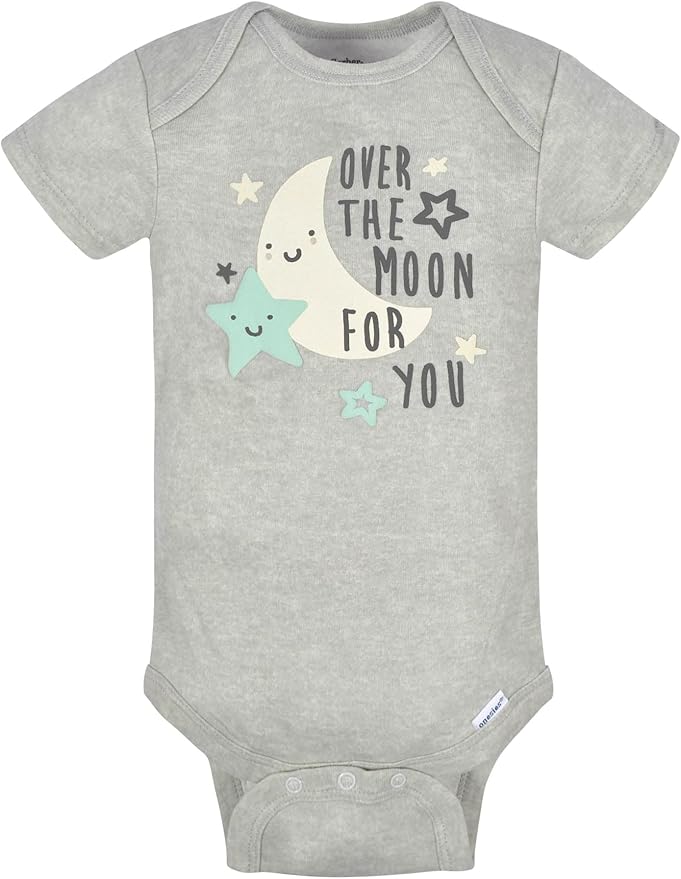 Gerber Unisex-Baby 8-pack Short Sleeve Onesies Bodysuits