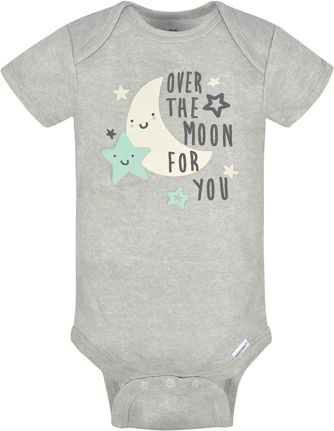 Gerber Unisex-Baby 8-pack Short Sleeve Onesies Bodysuits