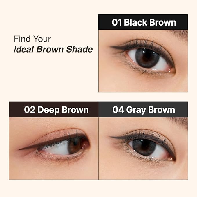 CLIO Extreme Gelpresso Pencil Eyeliner, Gel Smooth Waterproof Formula, One Swipe High Pigment Color, Smudge Resistant Long Wear, Creamy Glide, Blend Control, Defined Eye Precision (004 Gray Brown)