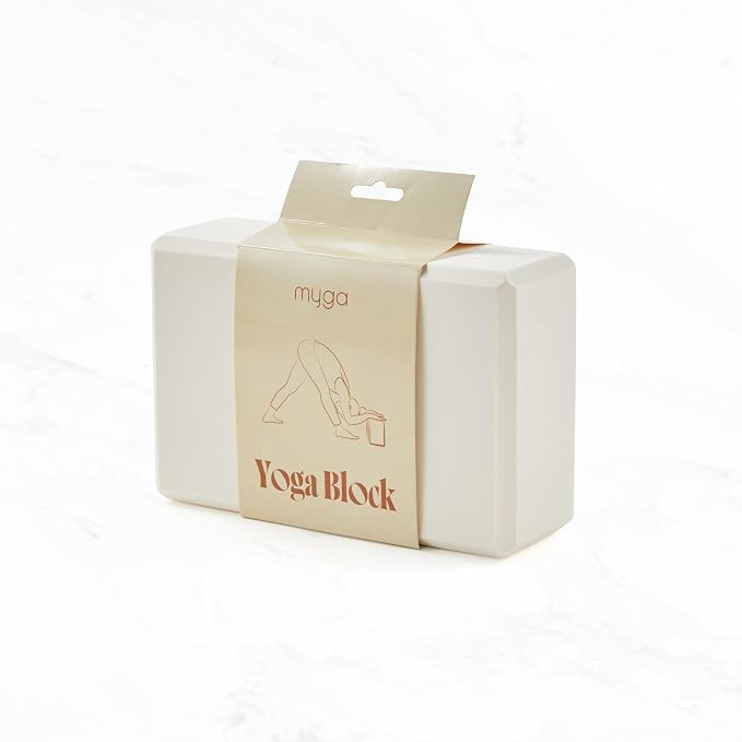 MYGA Yoga Block,Lightweight EVA Foam Yoga Brick,High Density Non-Slip Block for Yoga Poses, Pilates, Balance and Flexibility