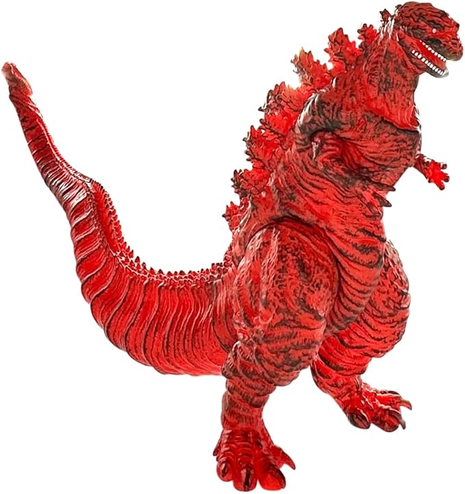 TwCare Legendary Shin Fire Godzilla, Flaming Movie Series Movable Joints Burning Action Figures Soft Vinyl, Carry Bag