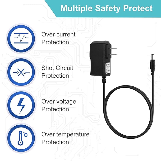 Battery Charger for Ride on Toys Kids Electric Toys Car Charger Compatible for Aosom,sopbost,Bumper Buddy,BROAGE,Huffy, Fitnessclub,Uenjoy,Rock Wheels,Value Box,DAKOTT,OTTARO Power Adapter (12V)