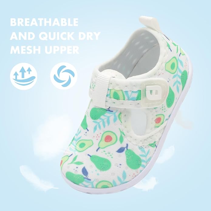 JOINFREE Baby Toddler Water Shoes Boys Girls Sandals Barefoot Kids Breathable Sneakers Shoes for Walking Running