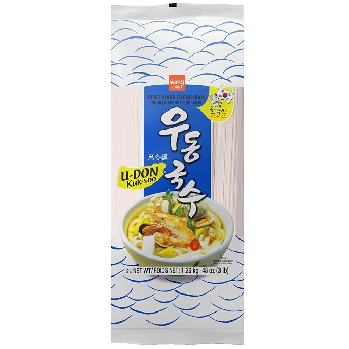 Wang Essential Korean Noodle for Pantry - Makguksu, Udon, Jjjajang, Memil Soba