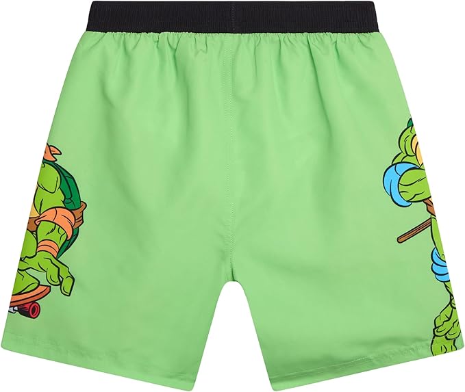 Nickelodeon Boys Swim Trunks - Paw Patrol TMNT Quick Dry Graphic Boys Swim Shorts for Toddler and Little Boy