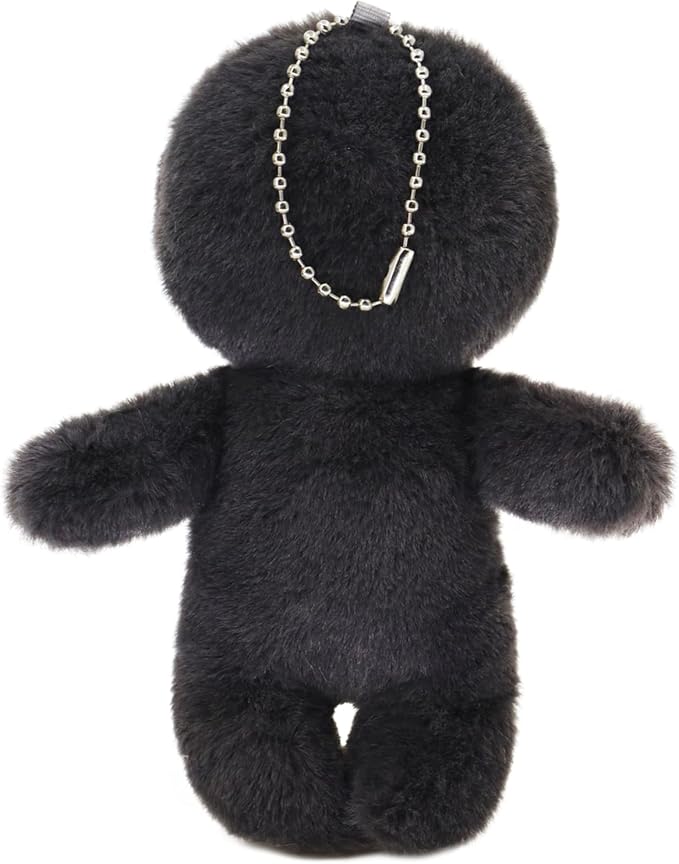 Halloween Black Skull Plushies Figure, Skeleton Stuffed Toy for Holiday Decor & Gifting (4-inch)