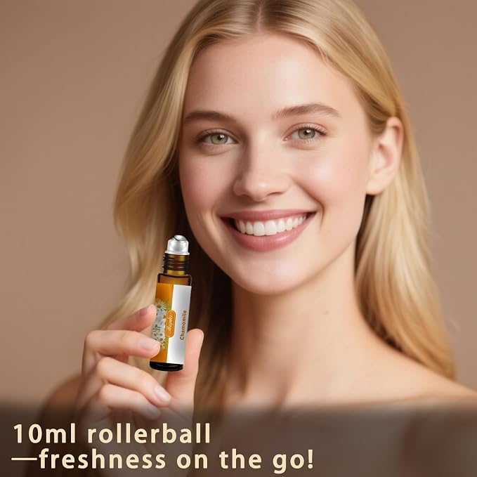 Chamomile Essential Oil, Chamomile Oil for Sleep Aid, Diffuser, Humidifier, Massage, DIY Soap, Candle, Skin Care, Gift Ready,Chamomile Fragrance Oil - MLYNKL Essential Oils (4.33 fl oz / 130ml)