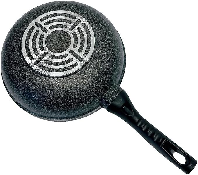 11" Wok Non-Stick Cooking Frying Pan Pot, 5 Layer Marble Coating, Made in Korea
