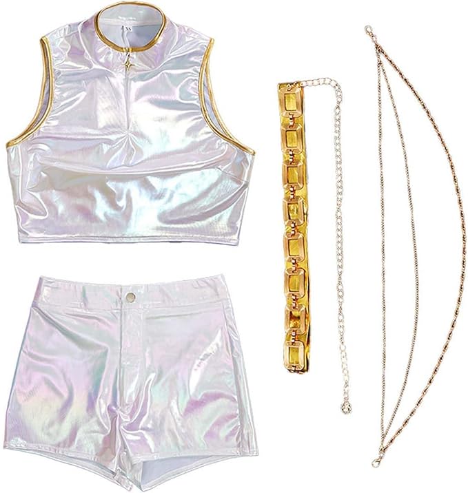 Skirt Set Dance Outfit Set Stage Costumes for Girls Party Costume