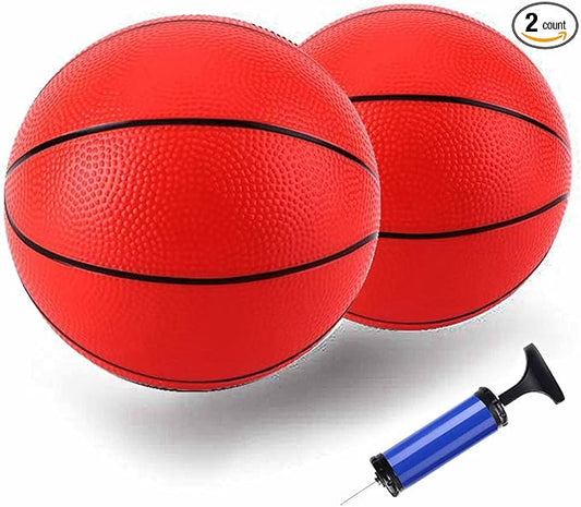 TNELTUEB Mini Basketball Replacement 8.5 Inch Pool Basketballs Ball Hoop Indoor Outdoor Toy, Fits All Standard Swimming Pool Basketball Hoop Pool Game Toy Water Games