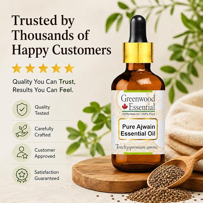 Greenwood Essential Cedarwood Essential Oil (Juniperus Virginiana) with Glass Dropper | Pure | Non-Sticky | Non-Greasy | Lightweight | Men & Women | All Skin Types | Steam Distilled 100ml (3.38 oz)