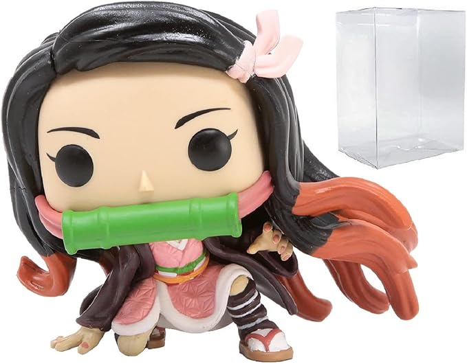 POP Anime - Nezuko Kamado Funko Vinyl Figure (Bundled with Compatible Box Protector Case), Multicolor,