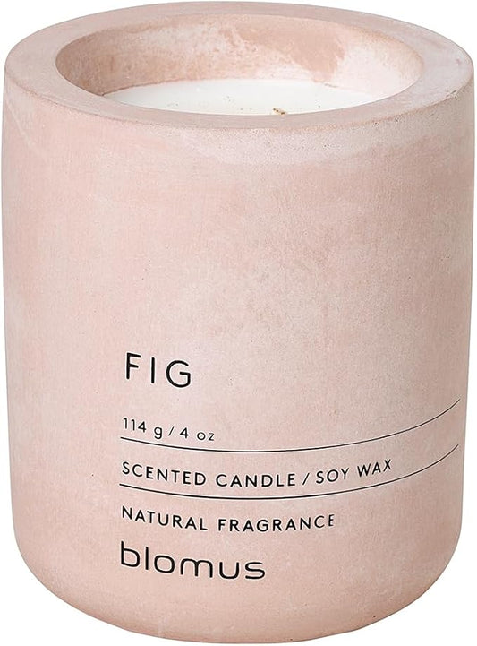 Blomus Fraga Scented Candle Rose Dust S Soy Wax Concrete