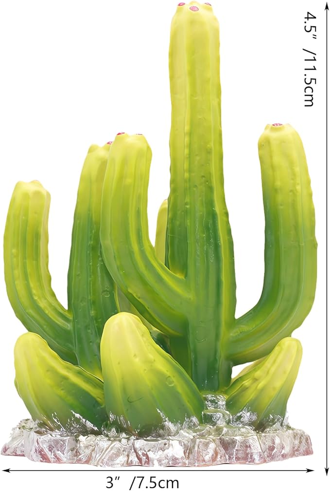 Gemini&Genius Saguaro Cactus Plant Action Figure Toys for Kids Prehistoric Jungle Trees Figure Toys, DIY Carnegiea Gigantea Educational or Decoration Plant Toy