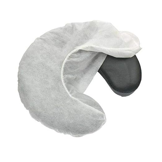 ZMDREAM Headrest Covers Fitted Disposable Massage Face Cradle Covers Stretchy Universal Size White 600pcs