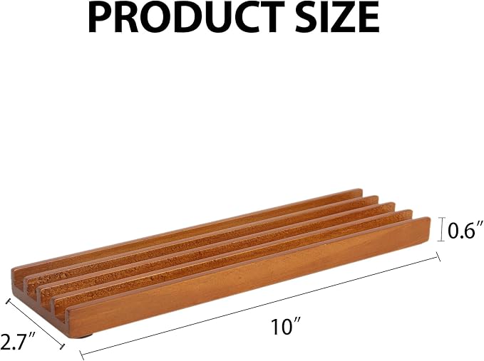 GSE Games & Sports Expert Domino Set of 4 Wooden Domino Trays Holders Organizer - Premium Tiles Holder Racks for Mexican Train, Chicken Foot and Other Games