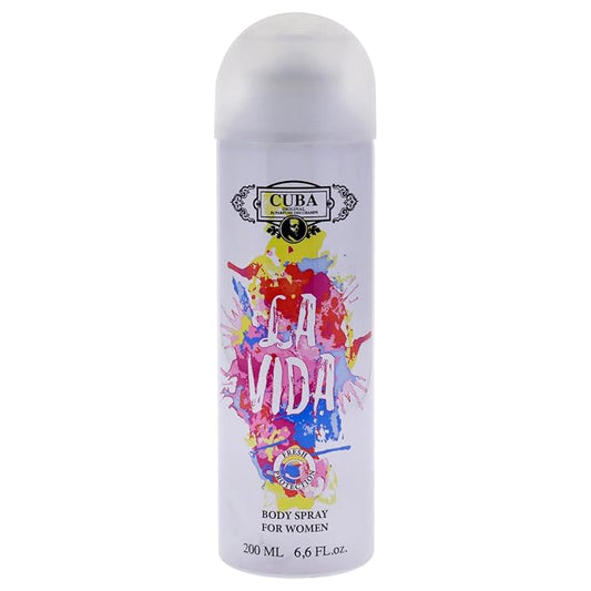 Cuba La Vida by Cuba for Women - 6.6 oz Body Spray