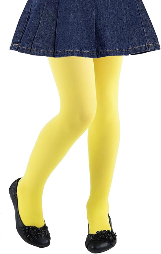 CHUNG Girls Footed Tights Light Weight Stretchy 60D Multi Candy Color Stage Play Costumes 2-12Y